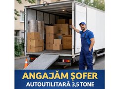 Sofer auto-utilitara cub 3,5 tone, Bucuresti